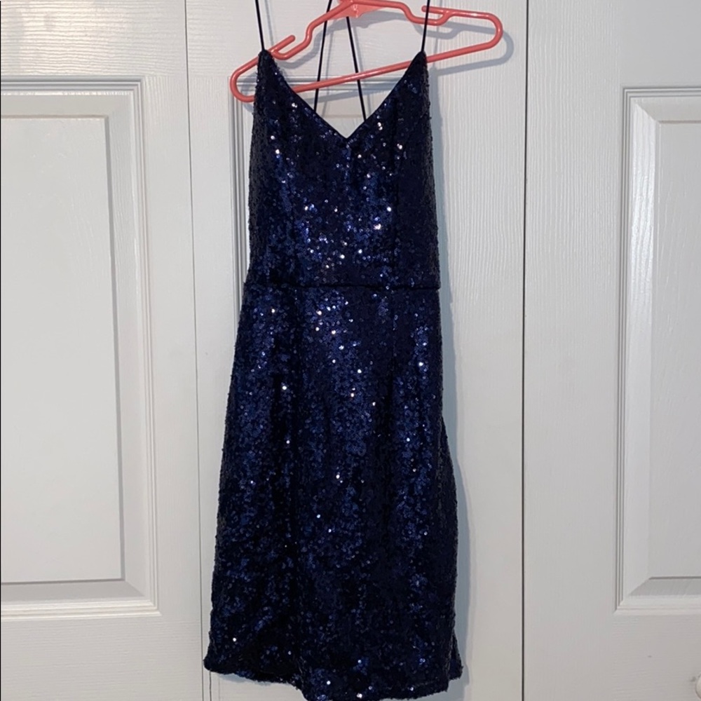 Navy Blue Formal Dress